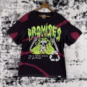 Broken Promises Shirt Mens Size Large Im A Total Piece Of Garbage Y2K Skater